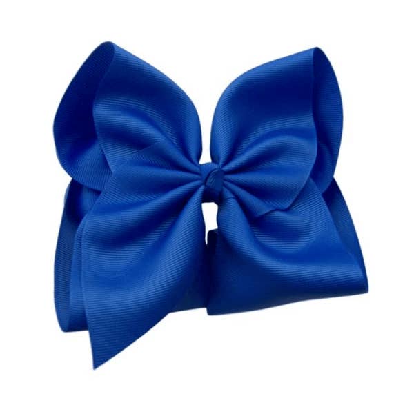 The Solid Bow - Wholesale Hair Bow - Kids - 6 inch Solid Grosgrain Bow/Alligator Clip15