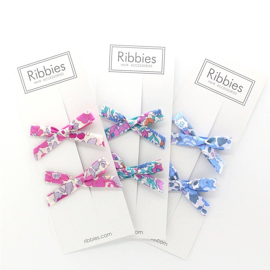 Ribbies – wholesale Hårrosett - Barn – Liberty London Schoolgirl bågar - Betsy Pastell Rosa2