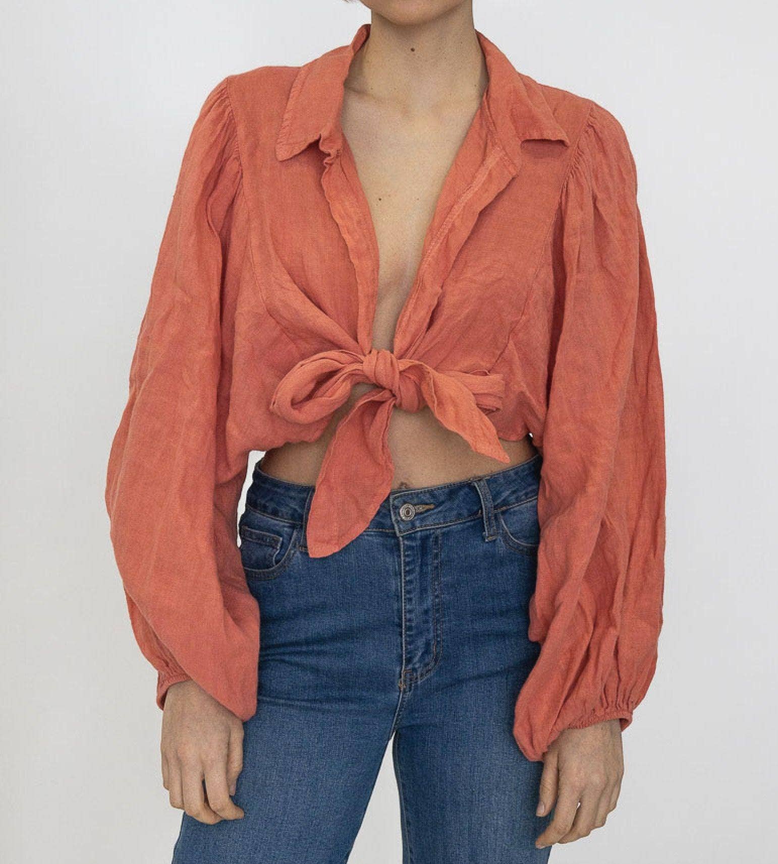 LINEN & COTTON HOUSE - Vente Chemisier – femme - 56811 100 % LINEN GILET 21