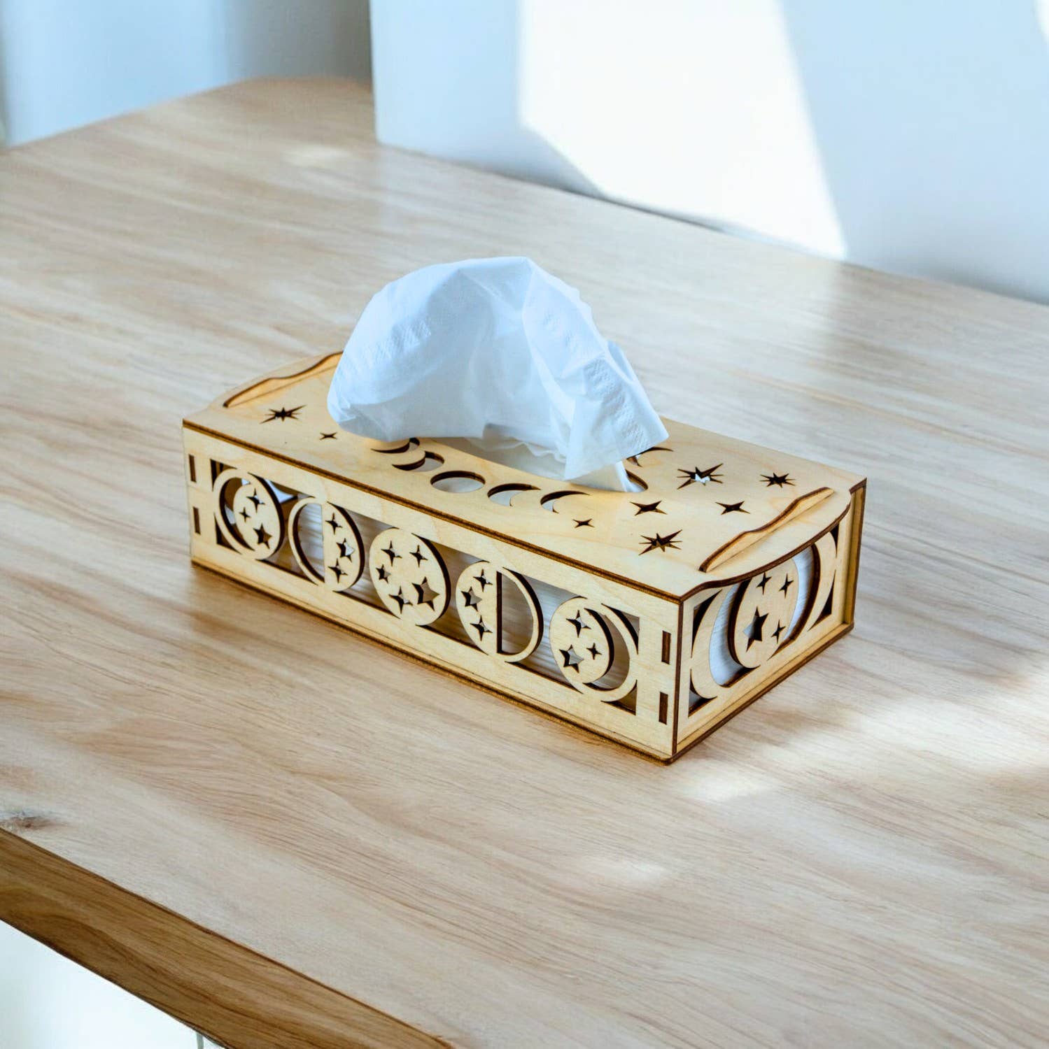 BoisMagique - Wholesale Tissue Box - Wooden tissue box - Celestial Serenity2