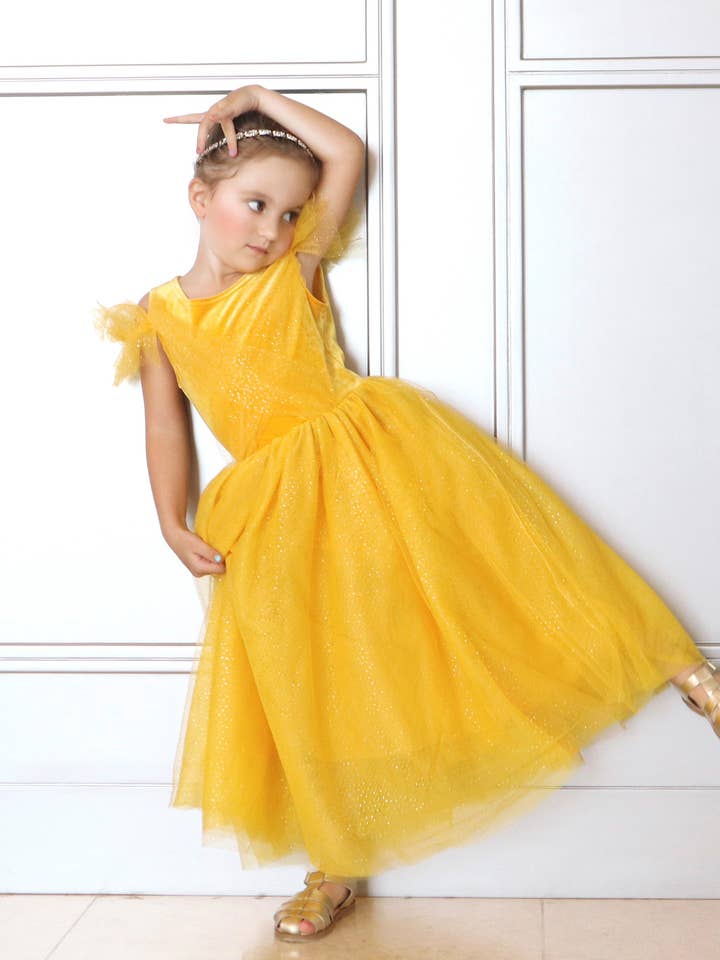 Joy Costumes by Teresita Orillac - Wholesale Costume - Kids - Princess Beauty yellow costume dress
