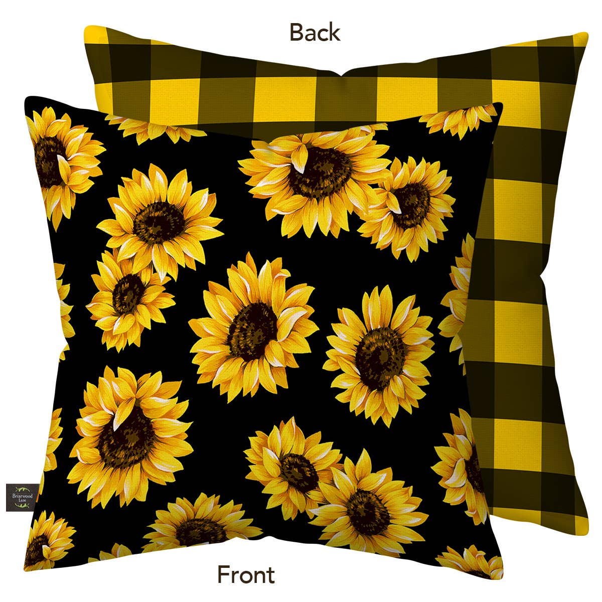 Briarwood Lane - Vente Coussin décoratif - Coussin Tournesols Intérieur/Extérieur1