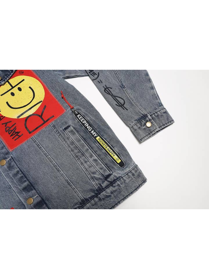 New Rich Denim Jacket (Denim) for wholesale on Faire4