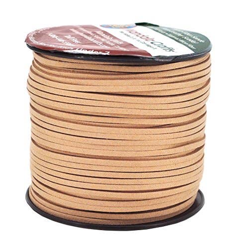 Mandala Crafts – Großhandel Bastelzubehör – Wildleder-Imitatkordel – veganes Leder für Schmuckherstellung und Perlenarbeiten47