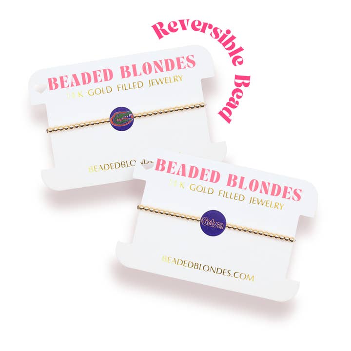 Bracelet Logo Florida/Gators pour la vente par Beaded Blondes