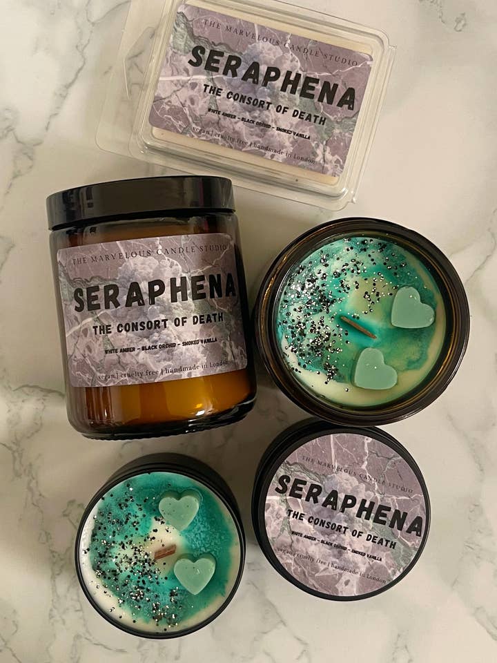 Seraphena Candle | From Blood and Ash for wholesale by Marvelous Candle Studio