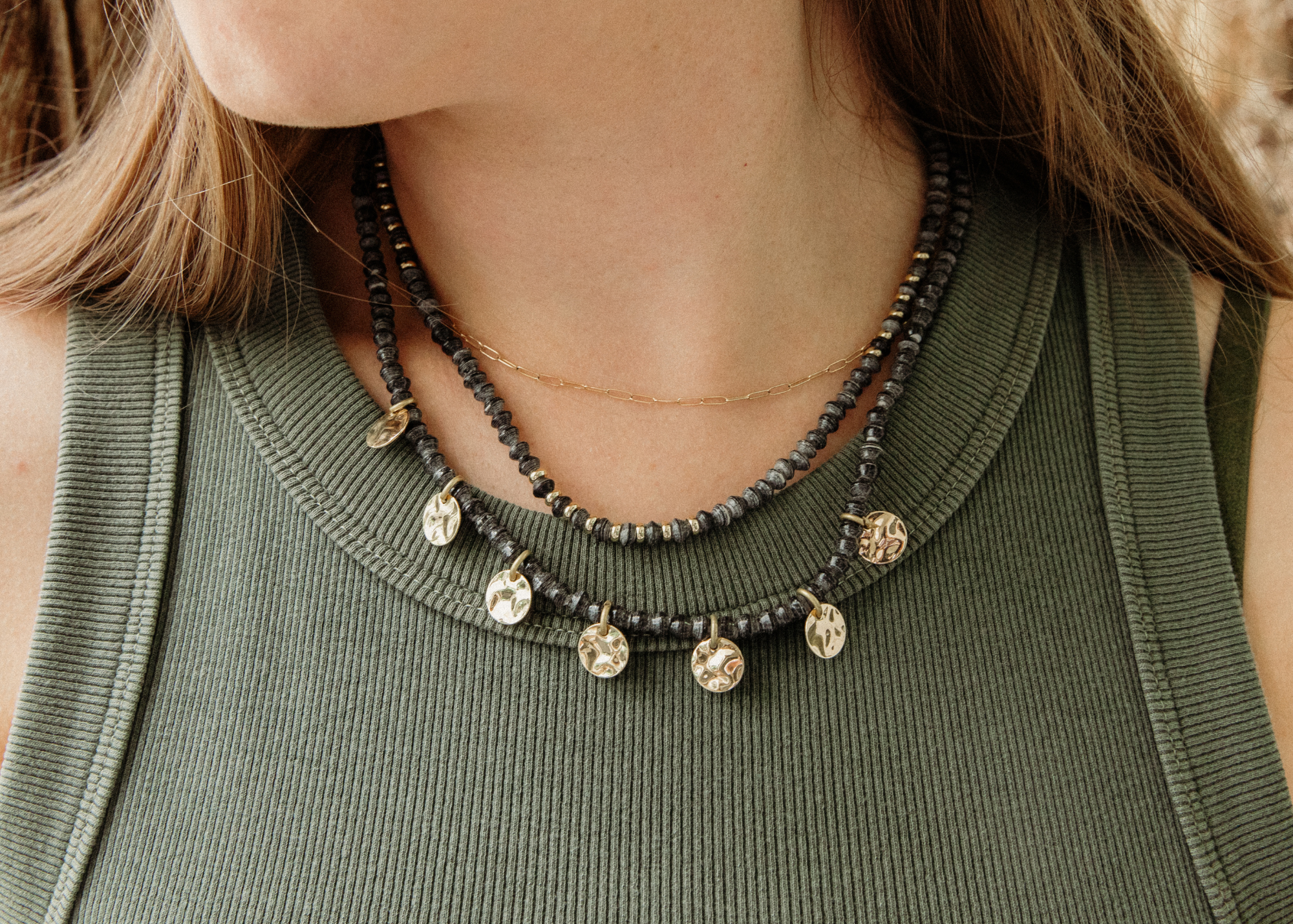 The Bead Project by TWOPU - Wholesale Beaded/Pearl Necklace - Layering Mini Beads Necklace0