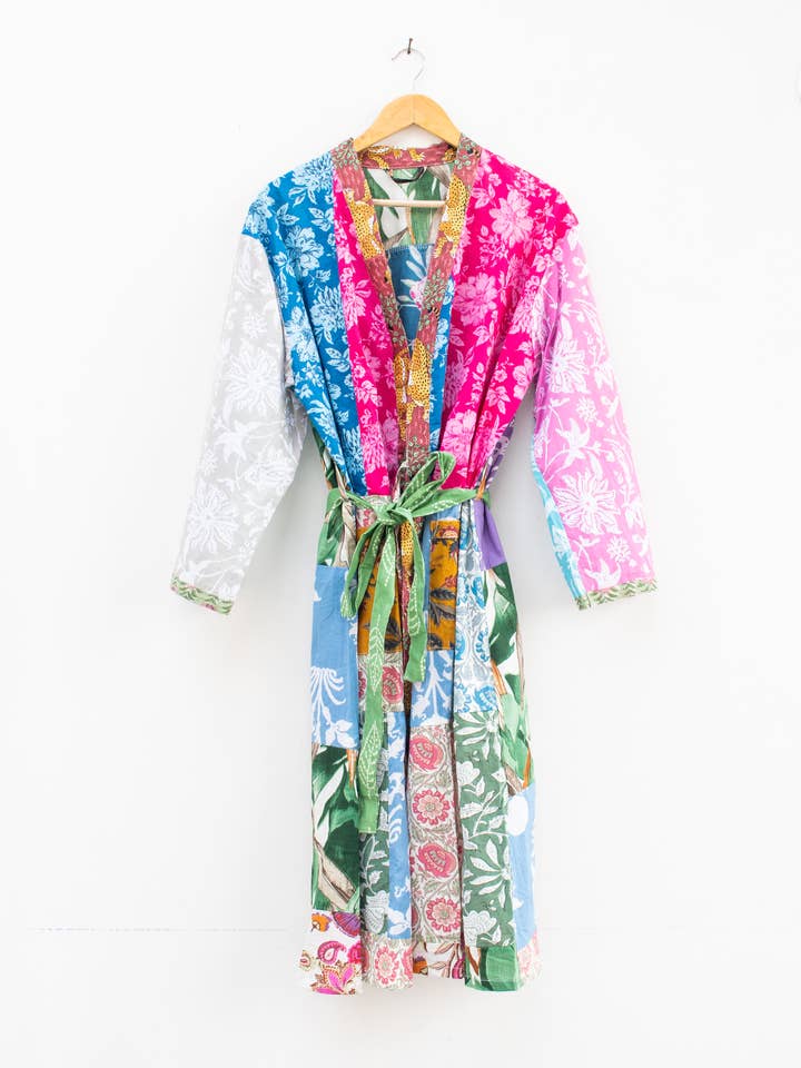 Homesoul – wholesale Kimono – Women's – Patchwork Kimono Gowns - Set of 10 2