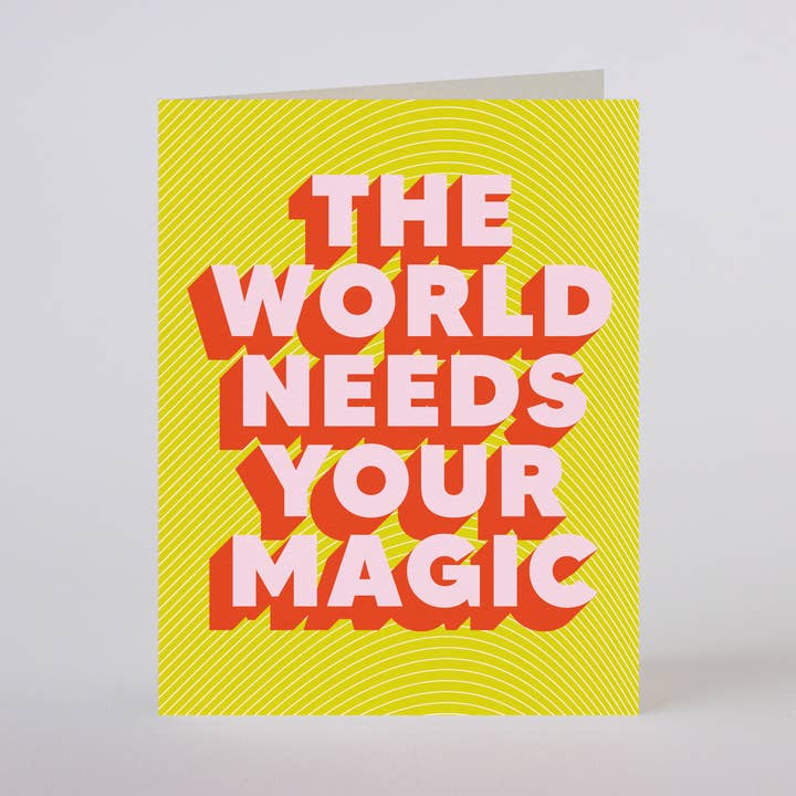 MAGIC - greeting card for wholesale by Mixtape Paper Co.