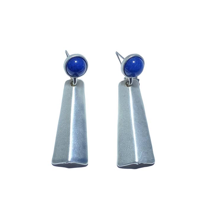Miss Minna - Wholesale Dangle Earrings - Geometric earrings with stone detail3