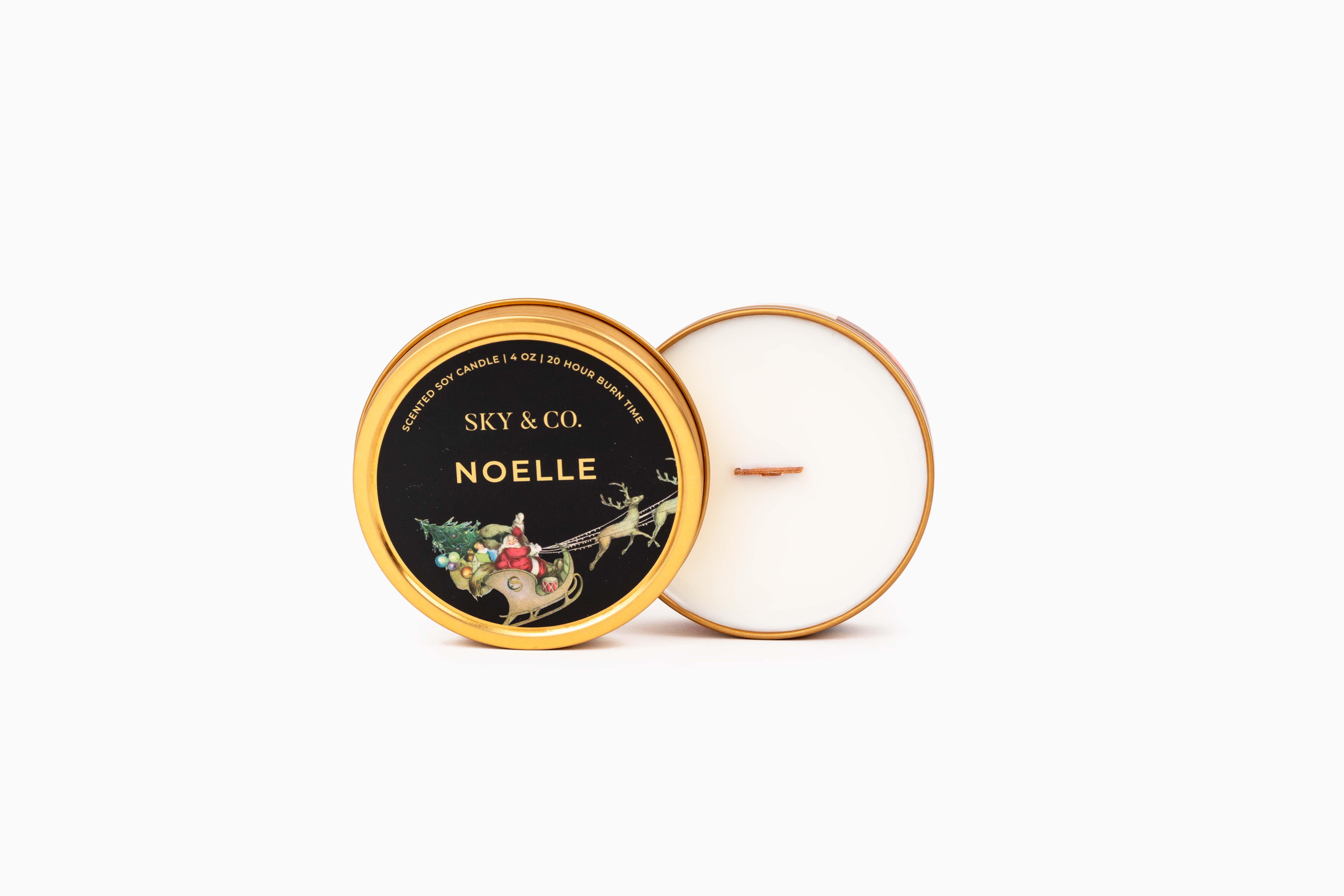 Sky and Company - Wholesale Jar/Filled Candle - Noelle - Soy Candle3