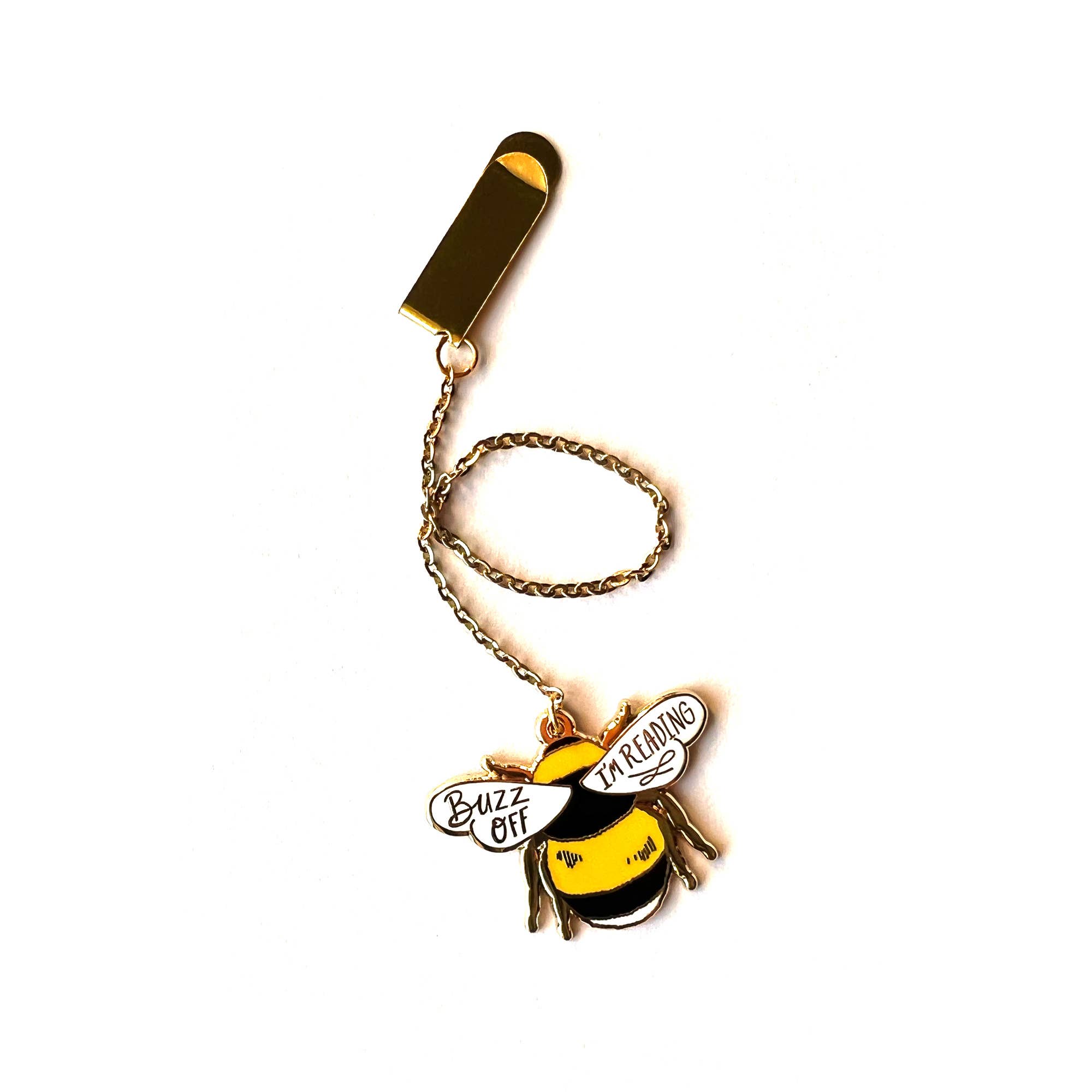 Pineapple Sundays Design Studio - Wholesale Bookmark - Bumble Bee Enamel Bookmark Charm7
