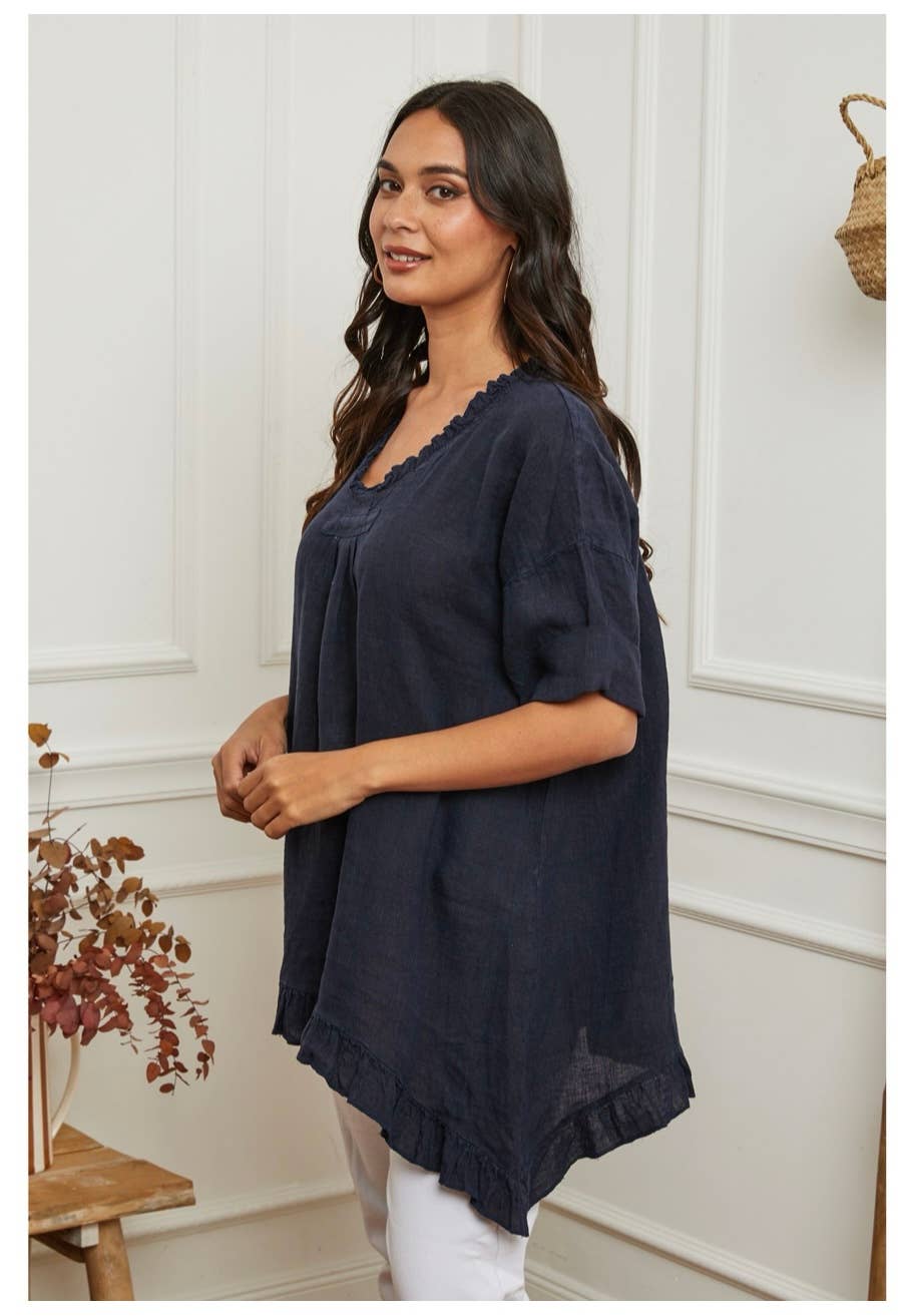 LÉA & LUC - Wholesale Tunic - Women's - 100% Linen Tunic REF.1076854