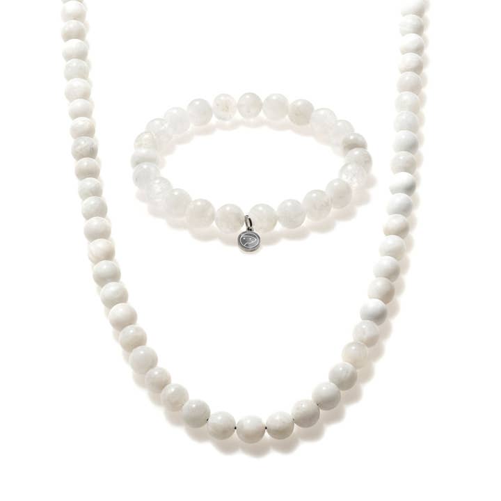 Moonstone Beaded Duo for wholesale by Otter Spirit