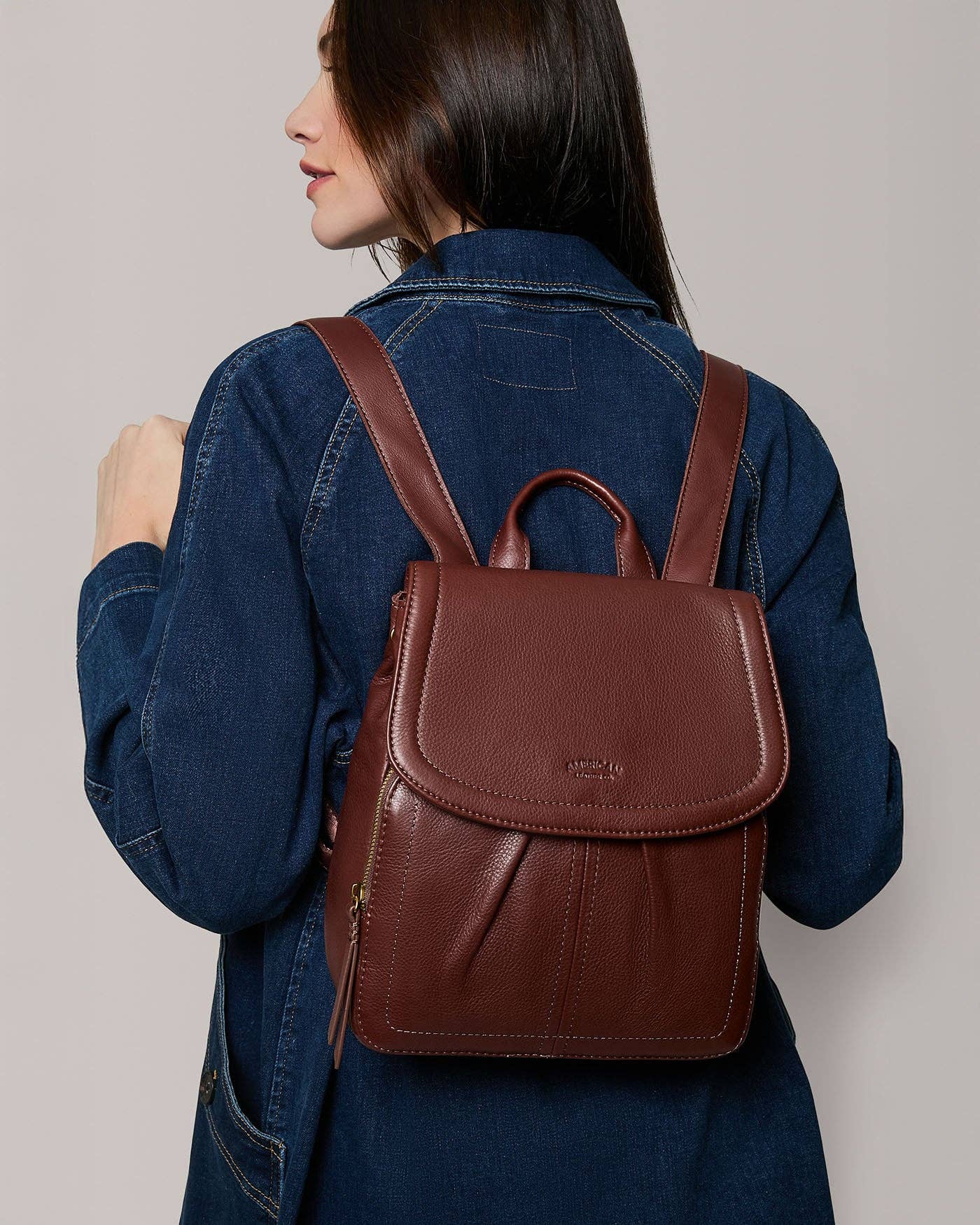American Leather Co - Wholesale Backpack - Women's - Marino Backpack2