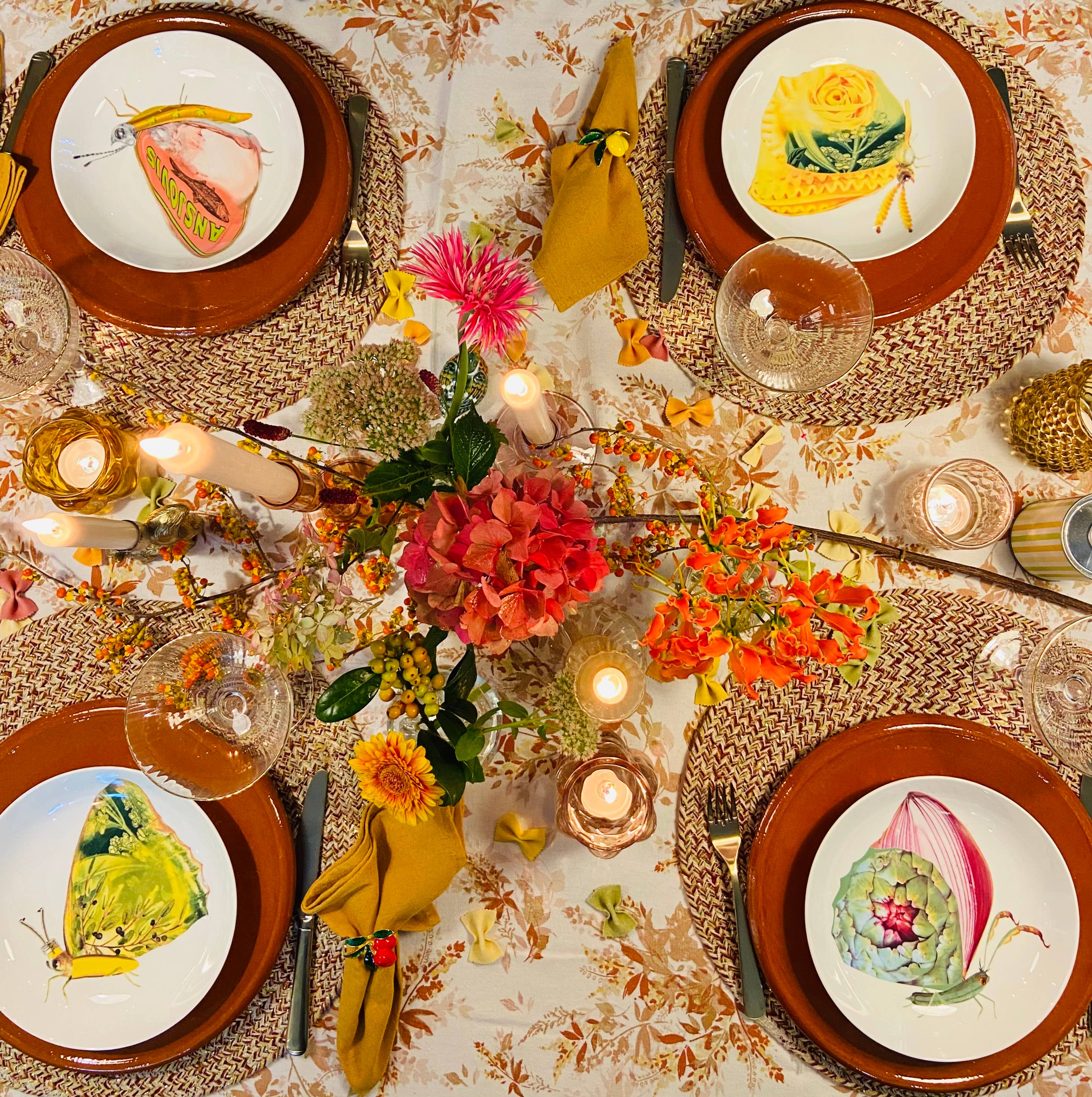 Bordy's - Wholesale Dinner Plate - The Dolce Vita of a Farfalla - Piatti Fondi22