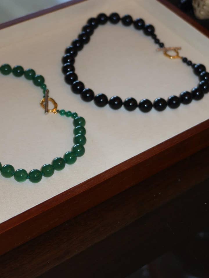 Collier Ola Onyx pour la vente par Nashira Arnó Studio