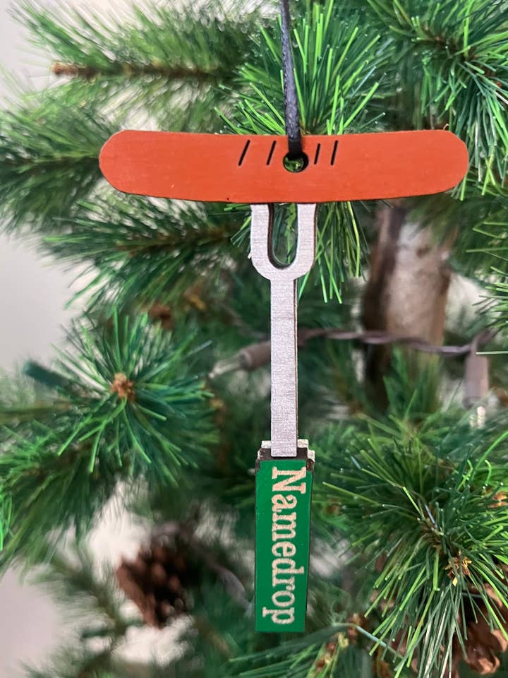 Custom Hotdog On A Skewer Ornament for wholesale by Room To Improve