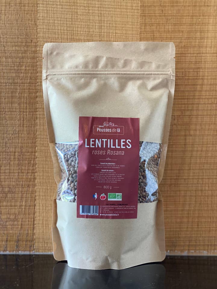 LENTICCHIE ROSA AB 800G per la vendita all'ingrosso da parte di Pousses de là