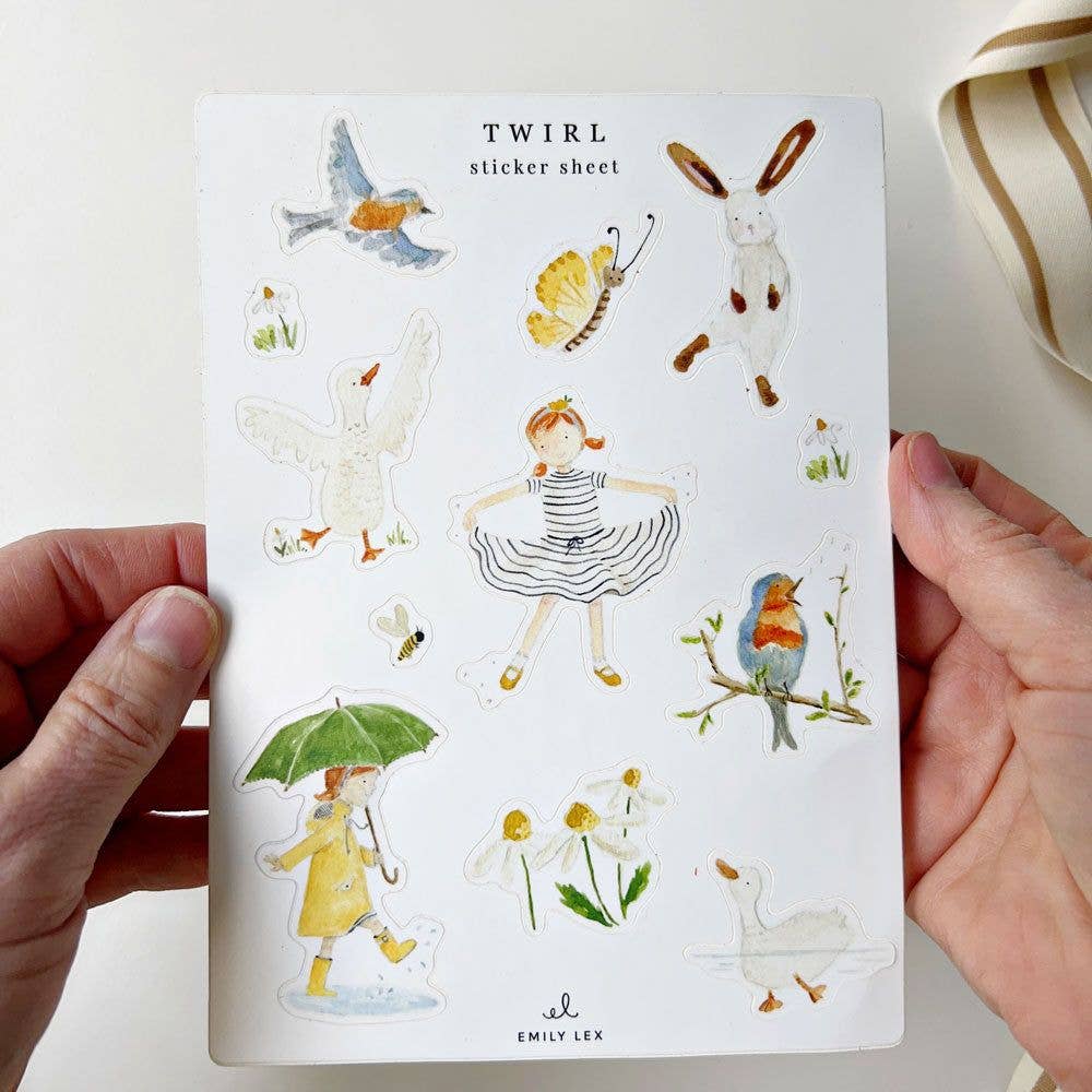 emily lex studio - Wholesale Sticker - twirl sticker sheets2