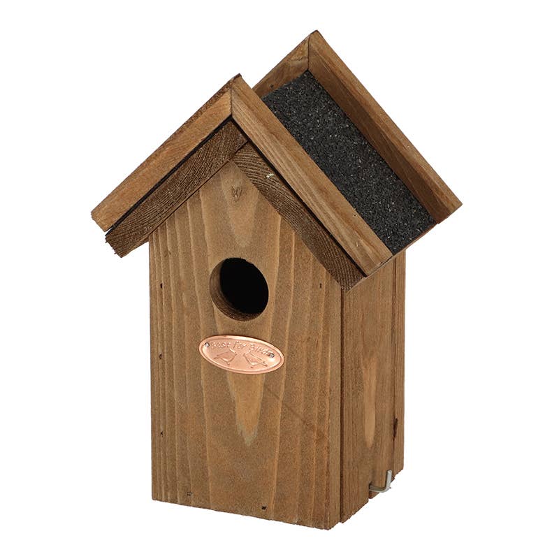 Esschert Design USA - Wholesale Bird House - Antique Wash Wren House w/Asphalt Roof, Wood3