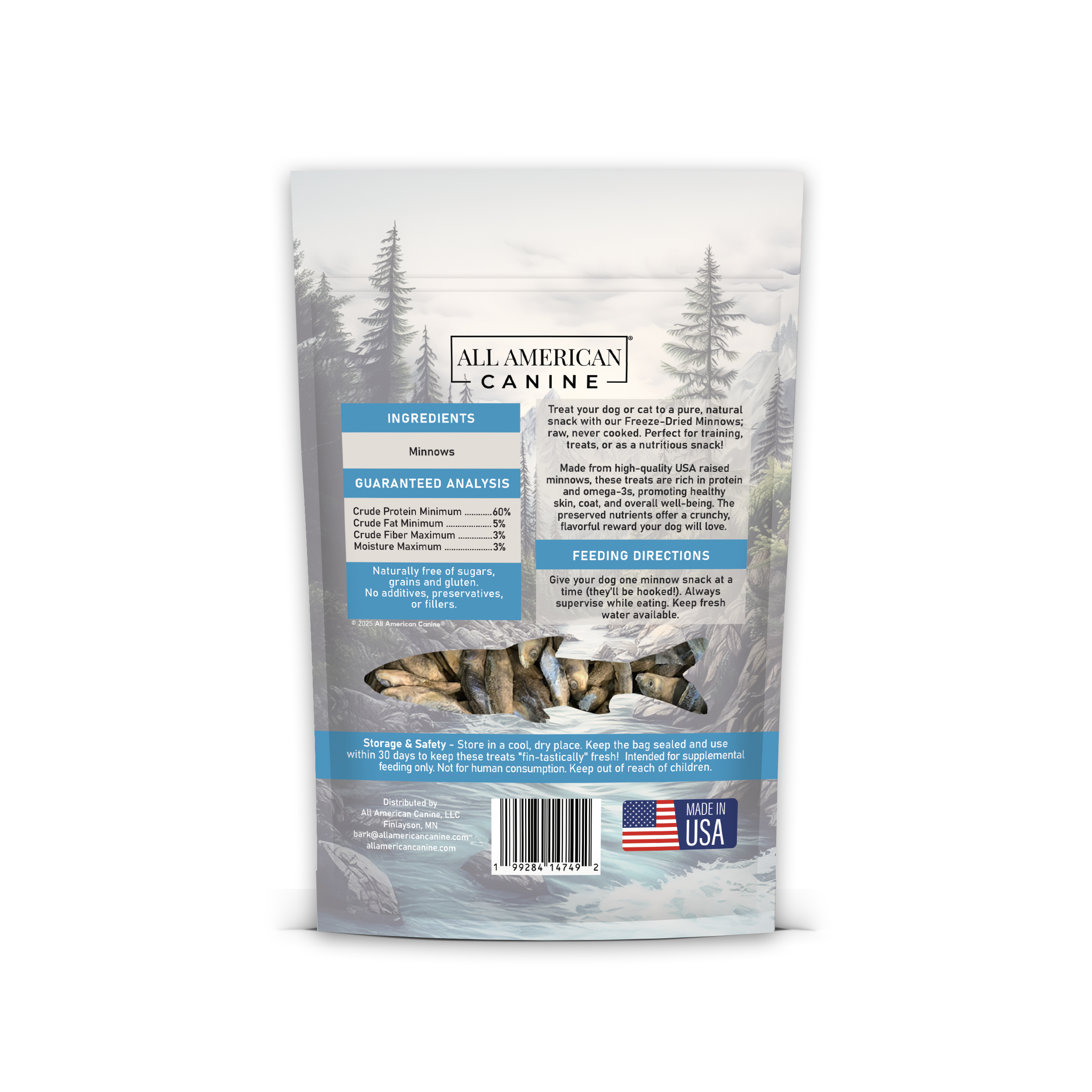 All American Canine - Wholesale Pet Treats - Dog - Minnows1