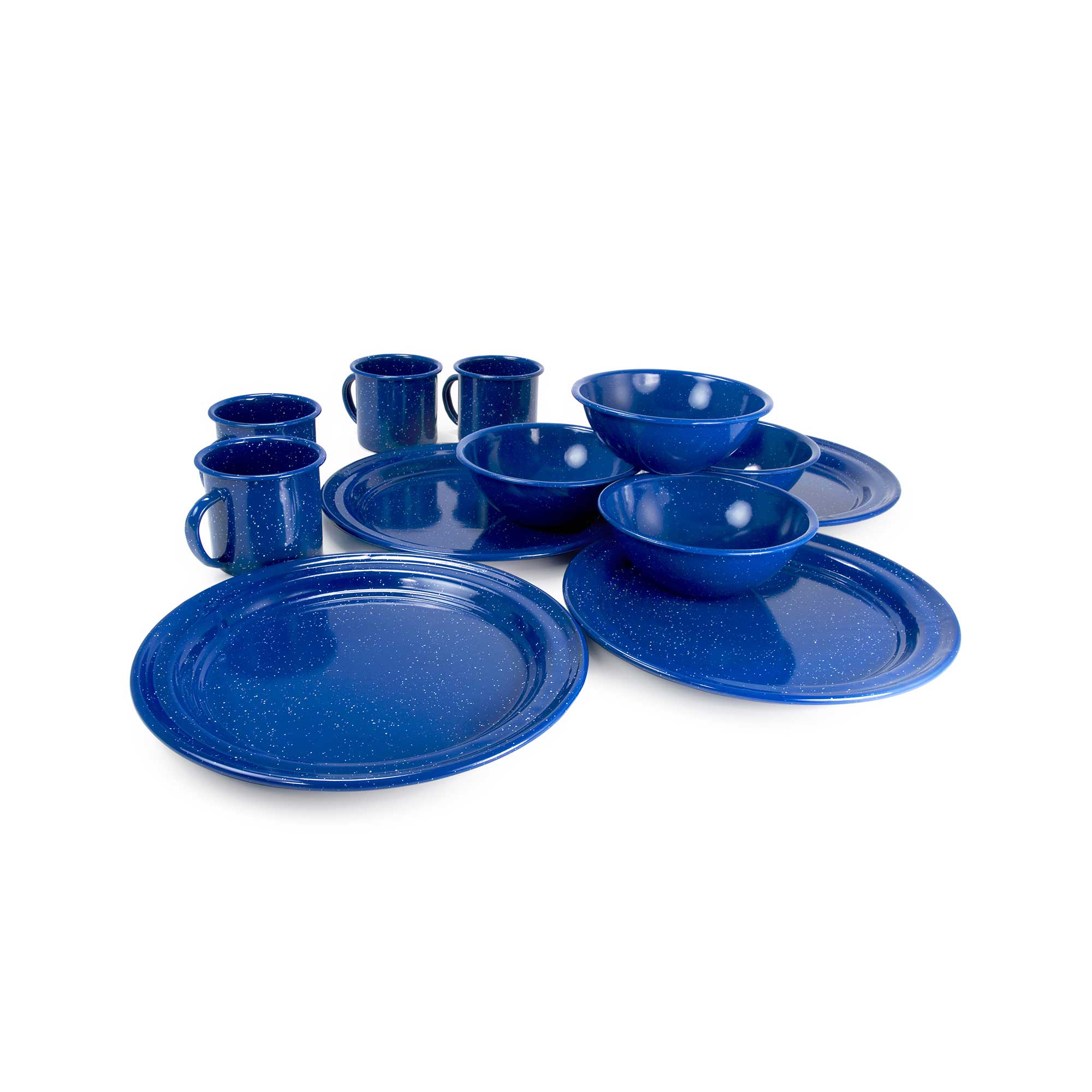 Caddis Sports - Wholesale Serviesset - Emaille tafelset voor 4 personen