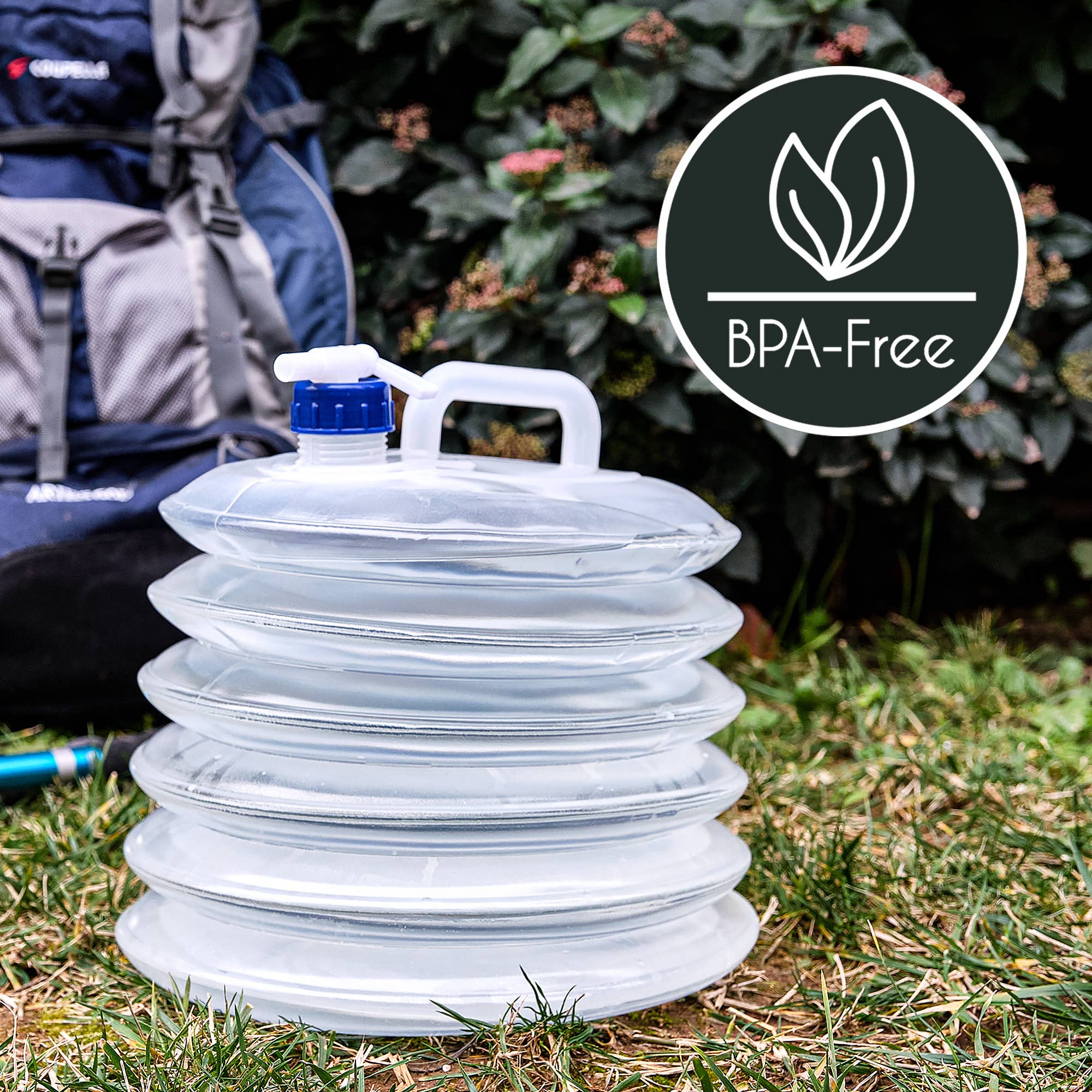 Crystalia - Wholesale Water Bottle - Collapsible Water Container, Accordion Jerrycan, 2.6 Gal2