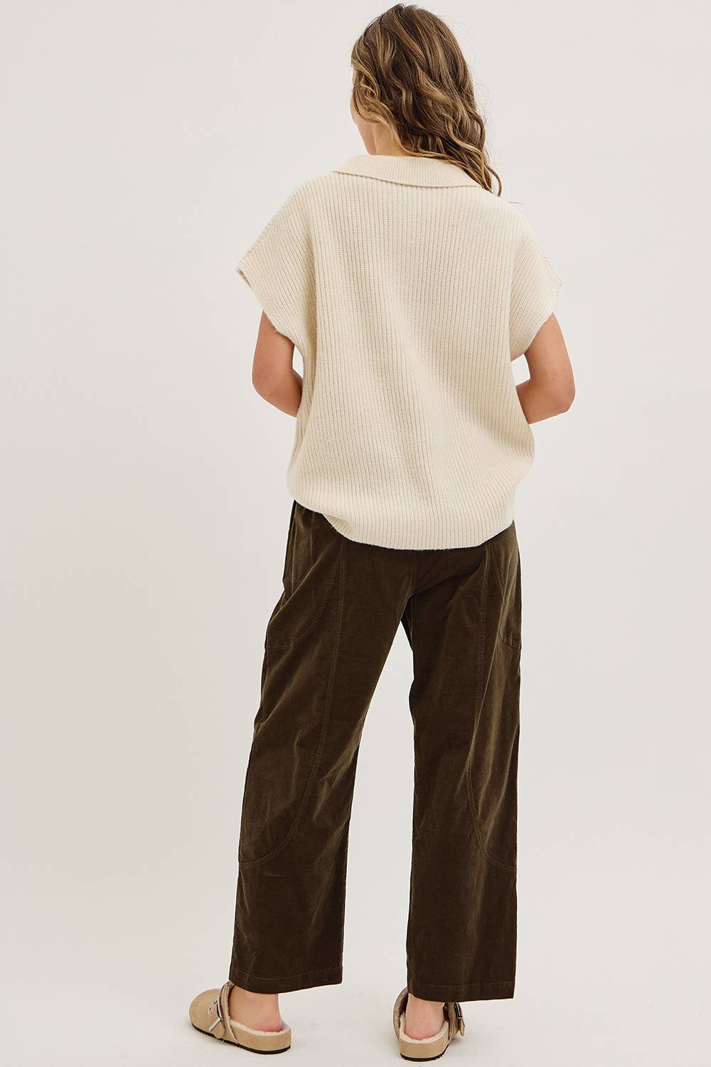 Sweet Lovely by Jen - Wholesale Pants - Women's - EASY CASUAL EVERYDAY PULL-ON RELAXED  CORDUROY PANTS 2