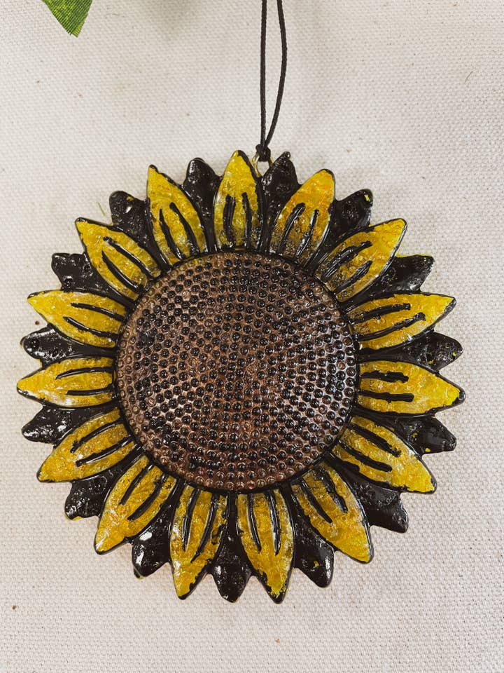 Western | Tournesol | Freshie pour voiture | Désodorisant pour la vente par Woven Knots