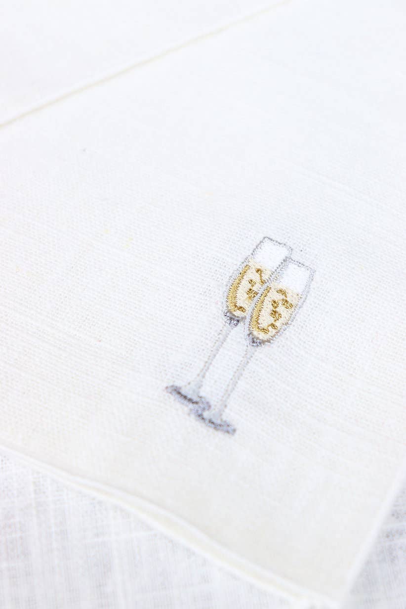 Giardino Segreto – wholesale Middags- och tygservett – BRINDISI cocktailservett i ren linne3