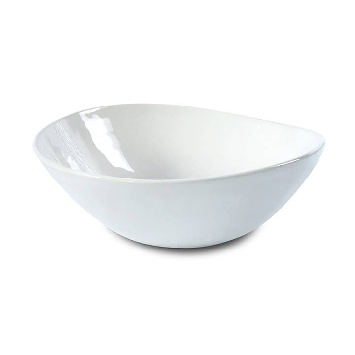 Salad Bowl White Wash for wholesale by Wonki Ware