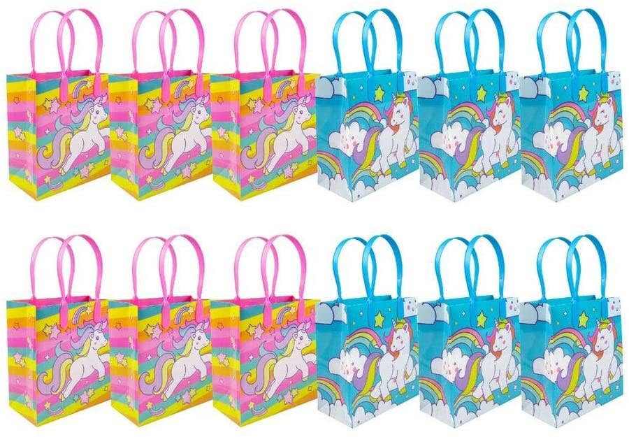 Tiny Mills - Wholesale Feesttasje/zakje - Unicorn Party Favor Bags Treat Bags, pak1