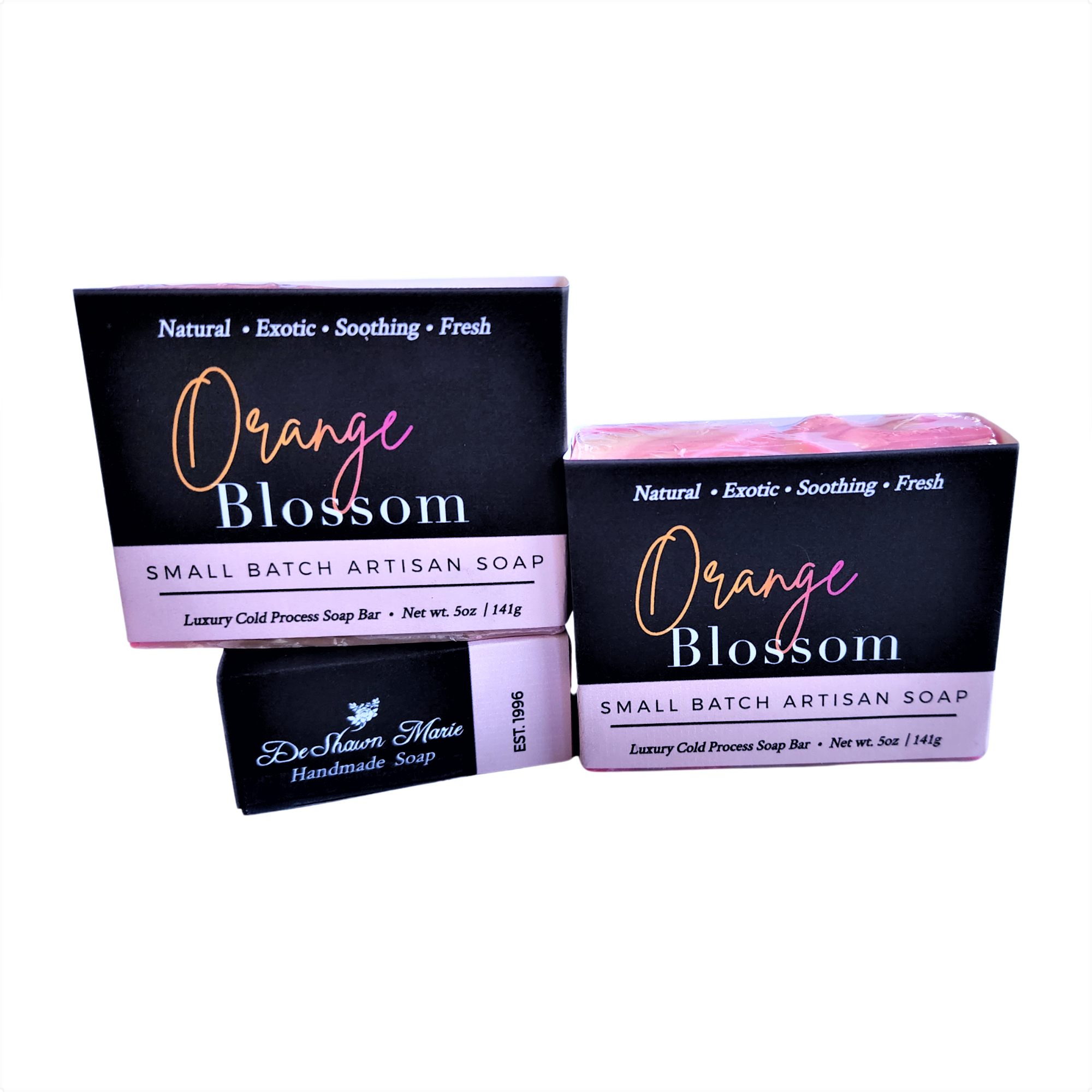 DeShawn Marie Soap Boutique - Wholesale Bar Soap - Orange Blossom Soap Bar4