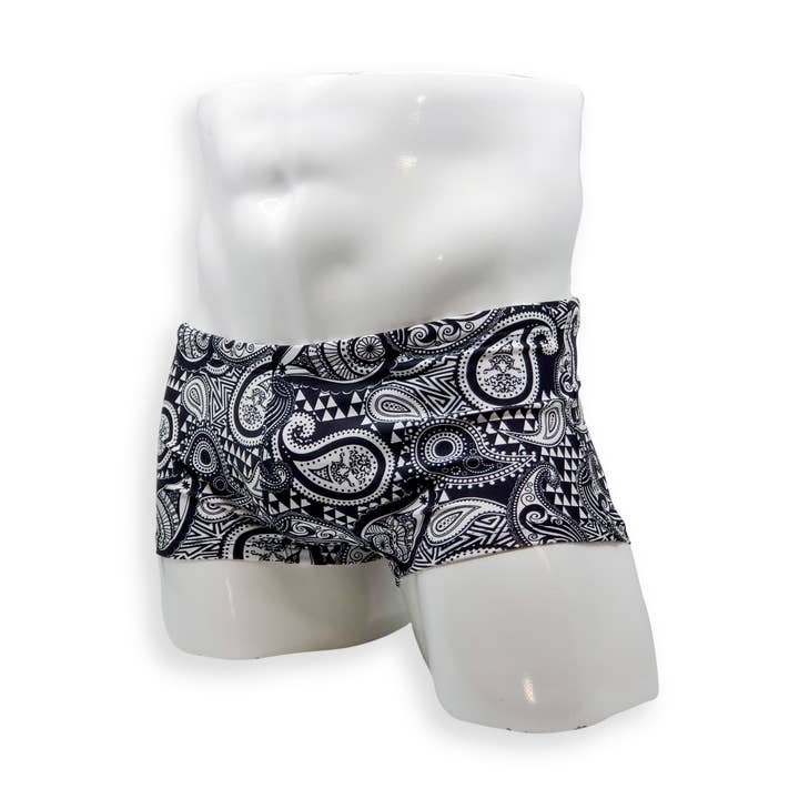 Box Cut Simma Trunk - Paisley för wholesale av HAC Swim