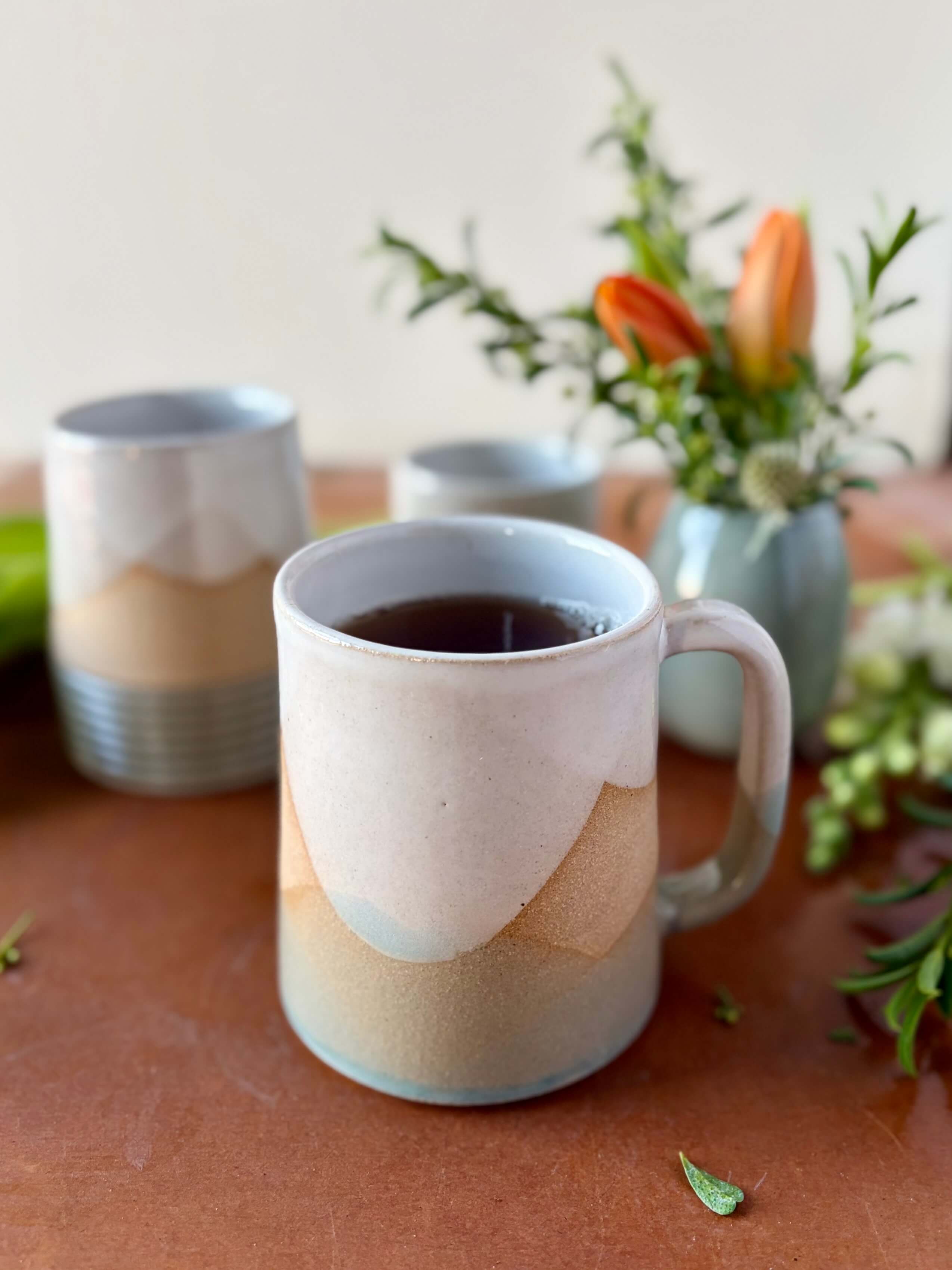 ROB Ceramics - Wholesale Coffee Mug - Horizon Mug (Spring Palette) - Handmade Ceramic 4