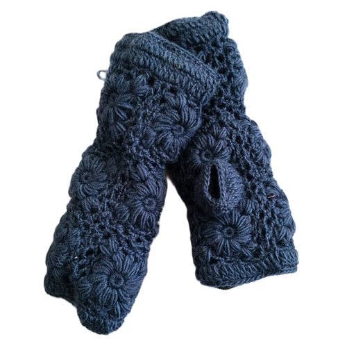 Nirvanna Designs, Inc. – wholesale Hand warmer – Flower Crochet Handwarmers14