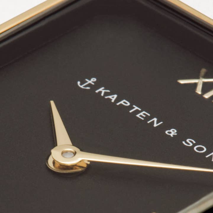 Kapten & Son - Wholesale Wrist Watch - Women's - Grace Gold Steel gold-coloured/black1