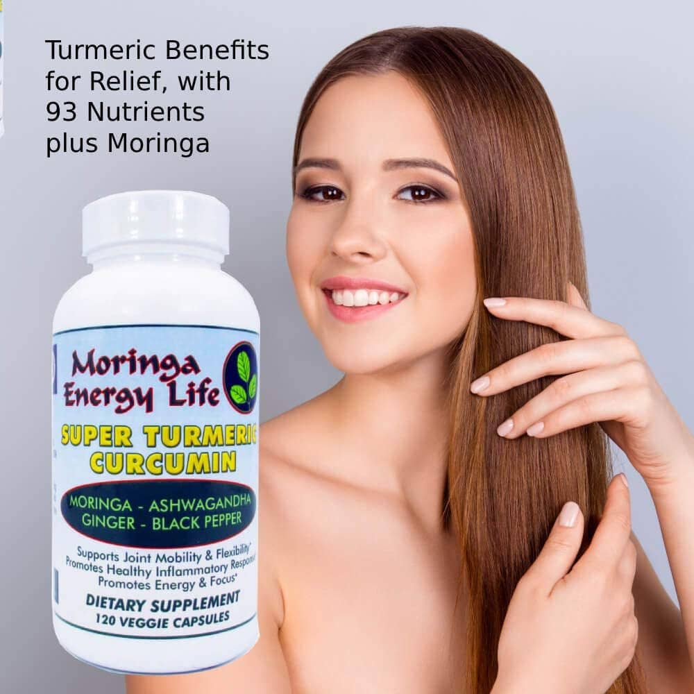 Moringa Energy Life - Wholesale Oral Supplement/Vitamin - Moringa Super Turmeric Curcumin Capsules (120)2