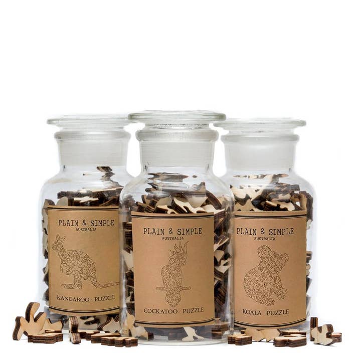 Wooden Jigsaw Puzzle for wholesale by Plain & Simple Australia