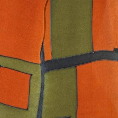 Kavita - Wholesale Scarf - Women's - HANDPAINTED SILK GEOMETRIC SCARVES10