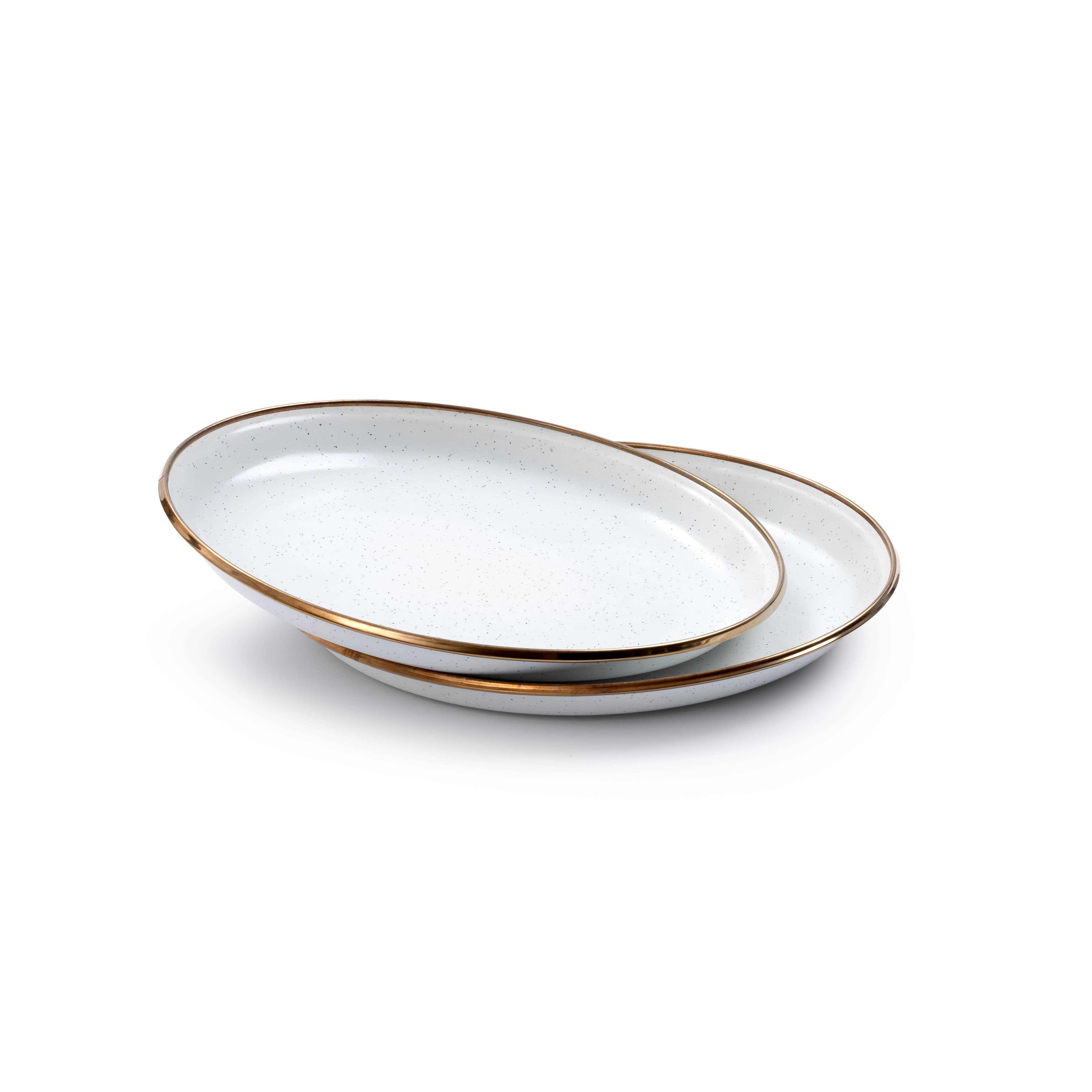 Barebones - Wholesale Salad Plate - Enamel 8" Salad Plate (Set of 2)2