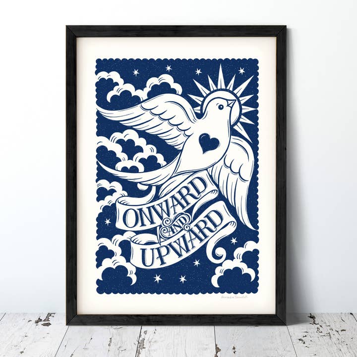 Onward and Upward Print for wholesale by Alexandra Snowdon