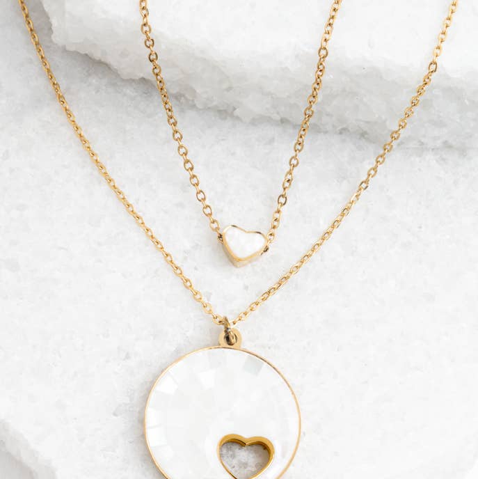 Starfish Project, Inc - Wholesale Pendant/Charm Necklace - Journey Together Necklace Set in Mother of Pearl0