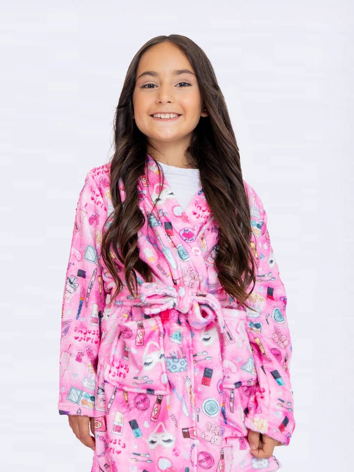 Plush Slumber Party Loungewear Robe for wholesale by Limeapple