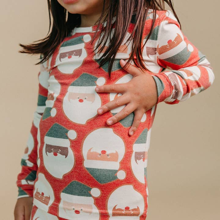 Copper Pearl - Wholesale Sleepwear Set - Kids - 2pc Long Sleeve Pajama Set - Claus4