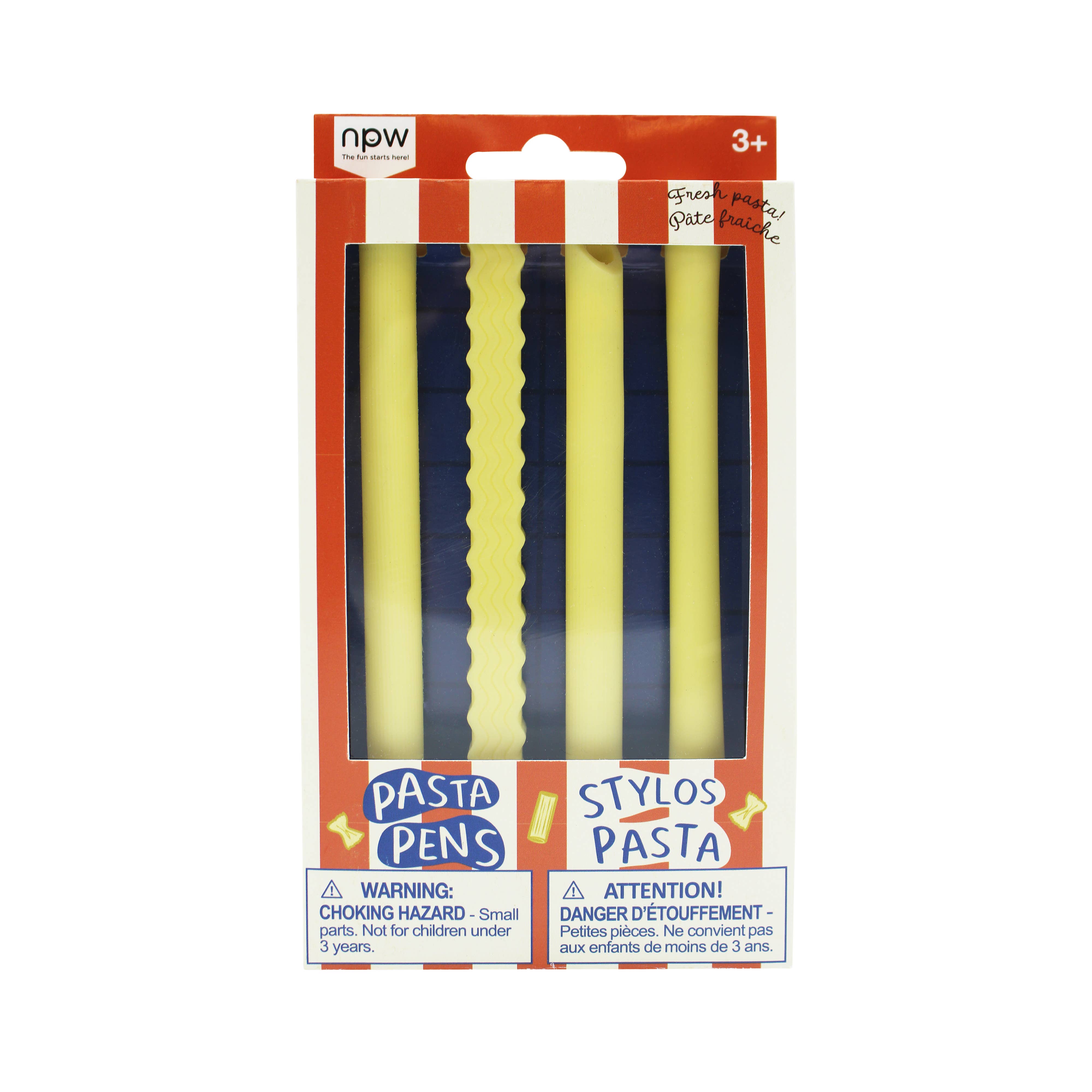 NPW - Vente Stylos - Set de 4 stylos en forme de pâtes1