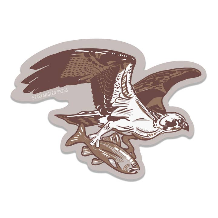 Osprey Sticker for wholesale by Starfangled Press