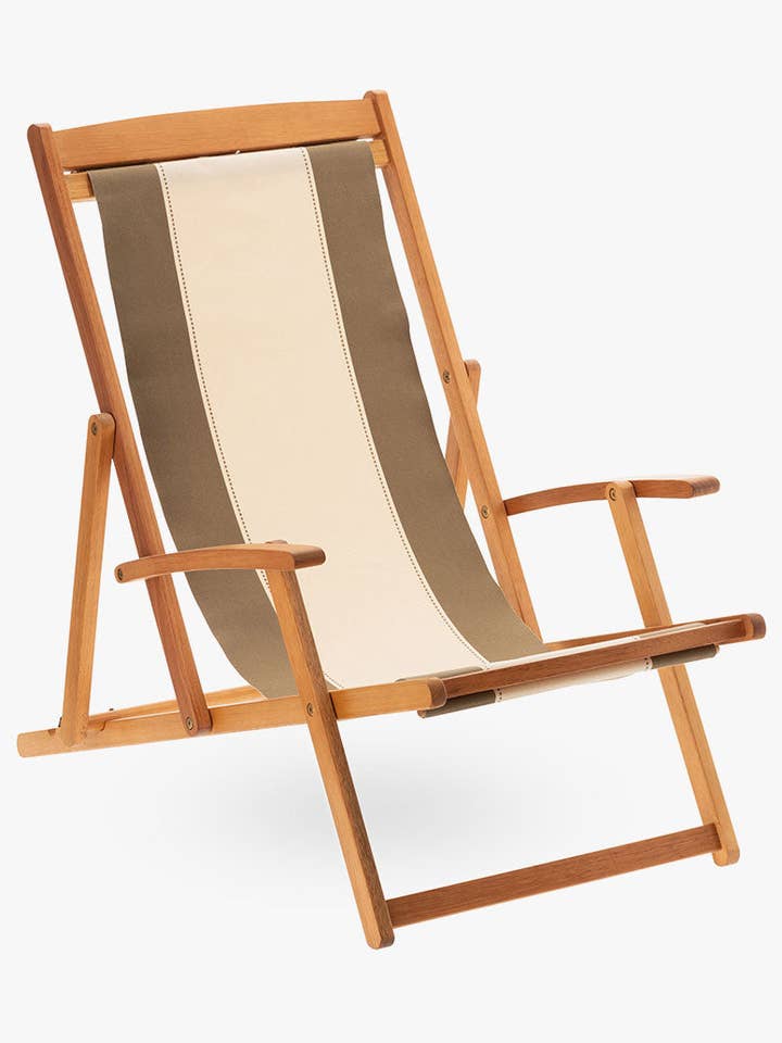 EMMA SELLIER BIS TAUPE Liegestuhl für den Großhandel von Les Toiles du Soleil