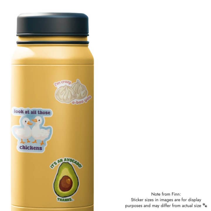 Stick With Finn - Wholesale Phone & Laptop Stickers - I'm Crazy A-Bao You Sticker2